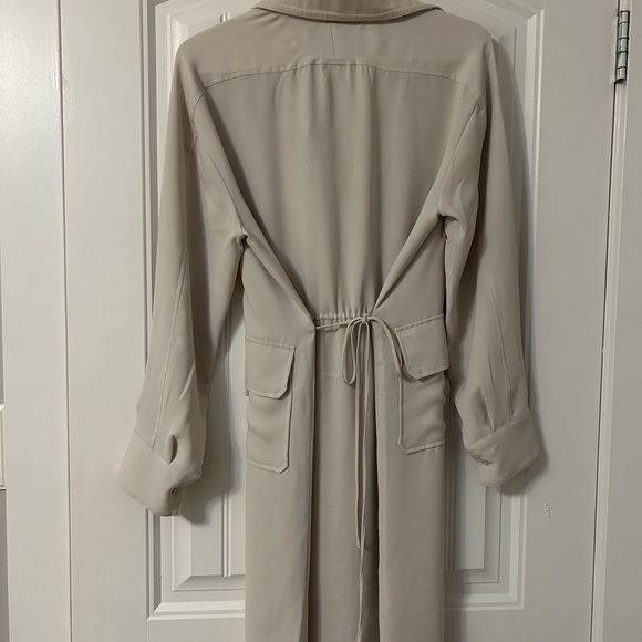 Babaton Light Birch Overcoat-Dress! - Picture 3 of 4